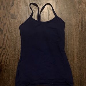 Navy blue luluemon tank top